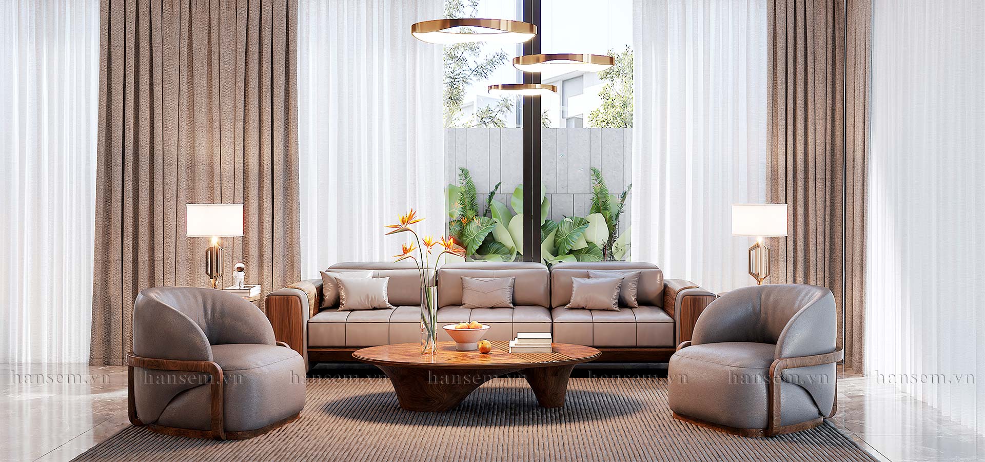 thiết kế thi công nội thất nhà chị khuyên tại vinh lộc