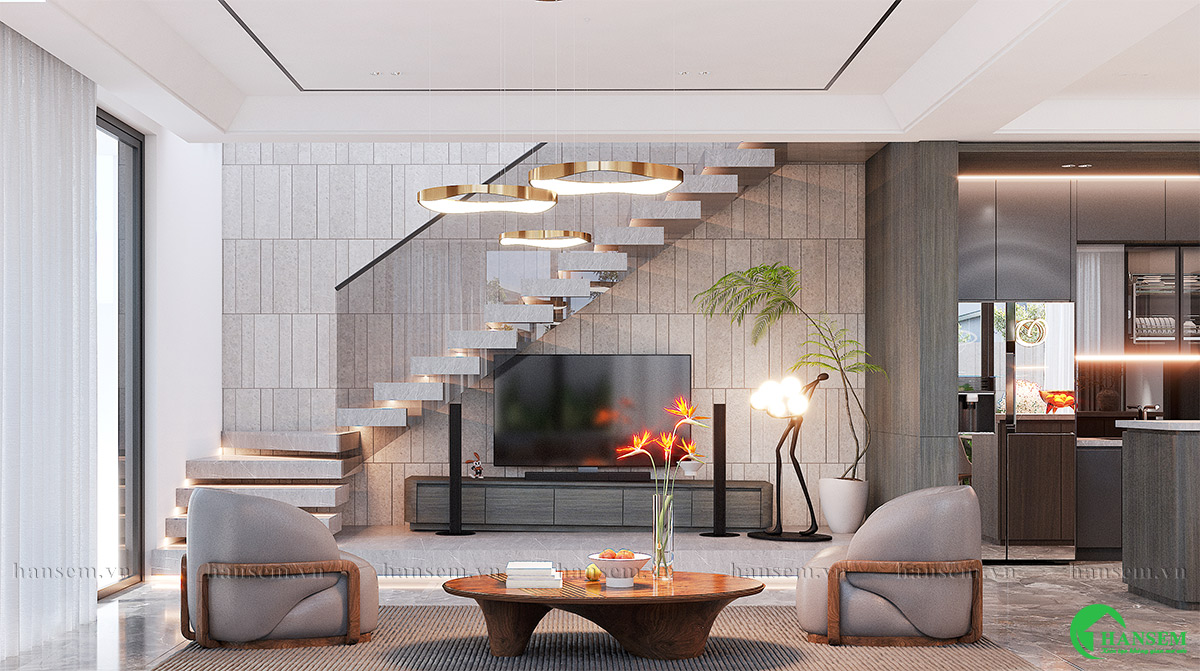 thiết kế thi công nội thất nhà chị khuyên tại vinh lộc