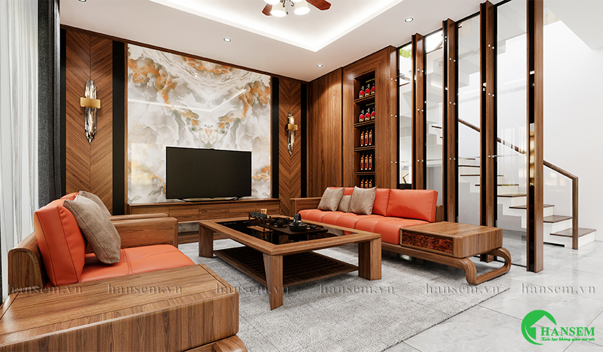 thiết kế thi công nội thất tại hương đô