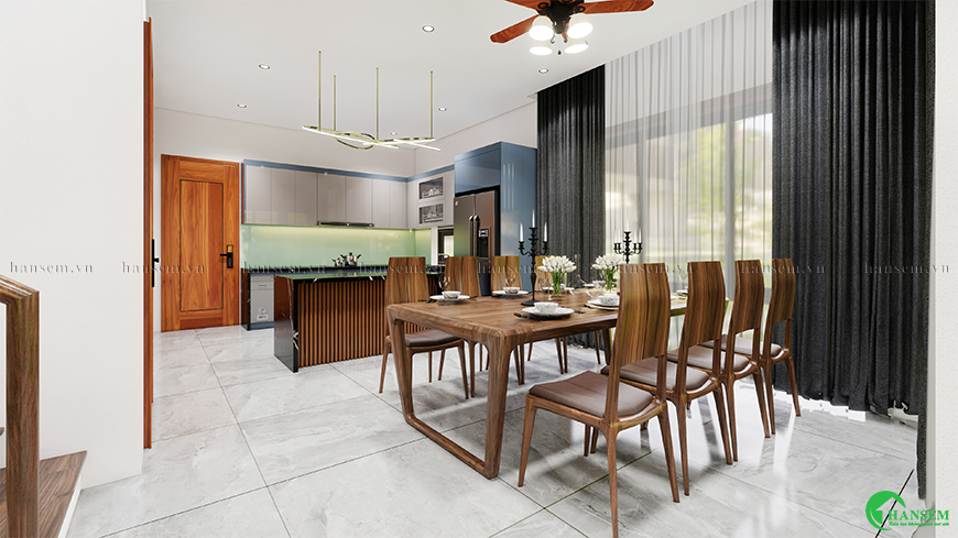 thiết kế thi công nội thất tại hương đô