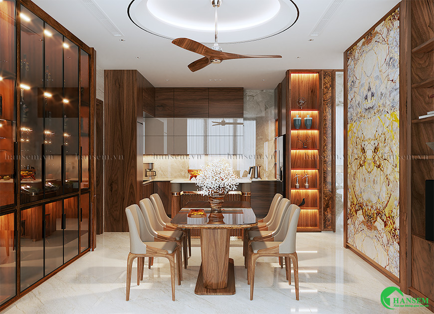 Tối ưu diện tích đảm bảo công năng và thao tác nấu nướng nhanh