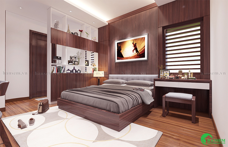 Phòng ngủ riêng tư với đầy đủ tiện nghi hòa quyện vào nhau