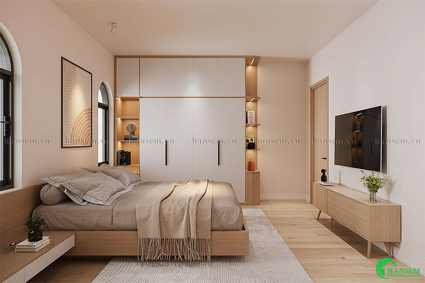 Thiết kế phòng ngủ sang trọng hiện đại mang nguồn năng lượng tích cực