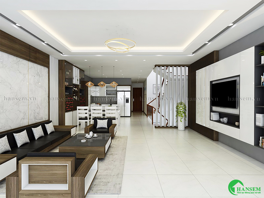 Tối ưu không gian nhà phố đẹp hiện đại