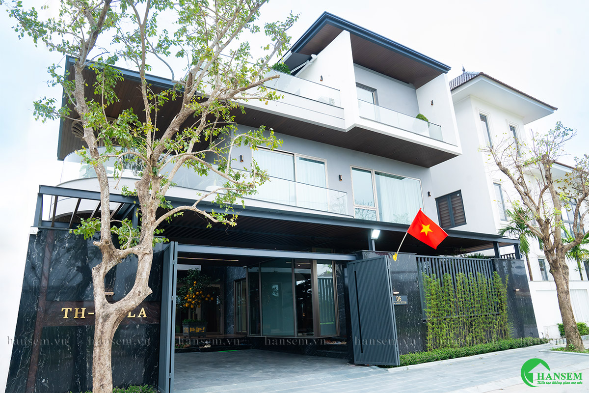 thiết kế thi công nội thất tại th villa anh thắng phường vinh hưng