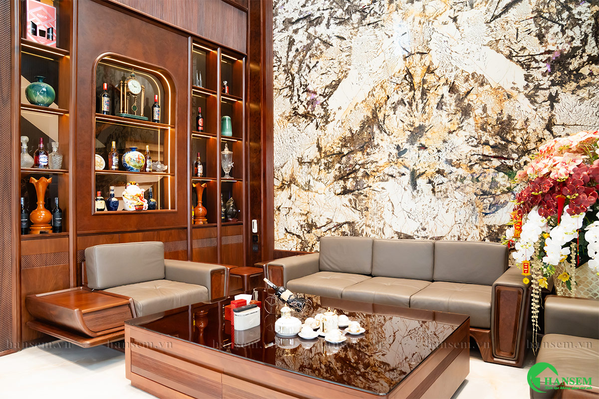 thiết kế thi công nội thất tại th villa anh thắng phường vinh hưng