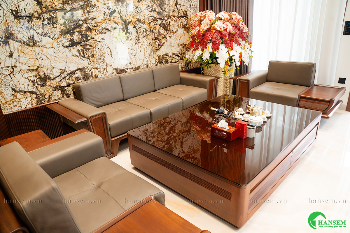 thiết kế thi công nội thất tại th villa anh thắng phường vinh hưng