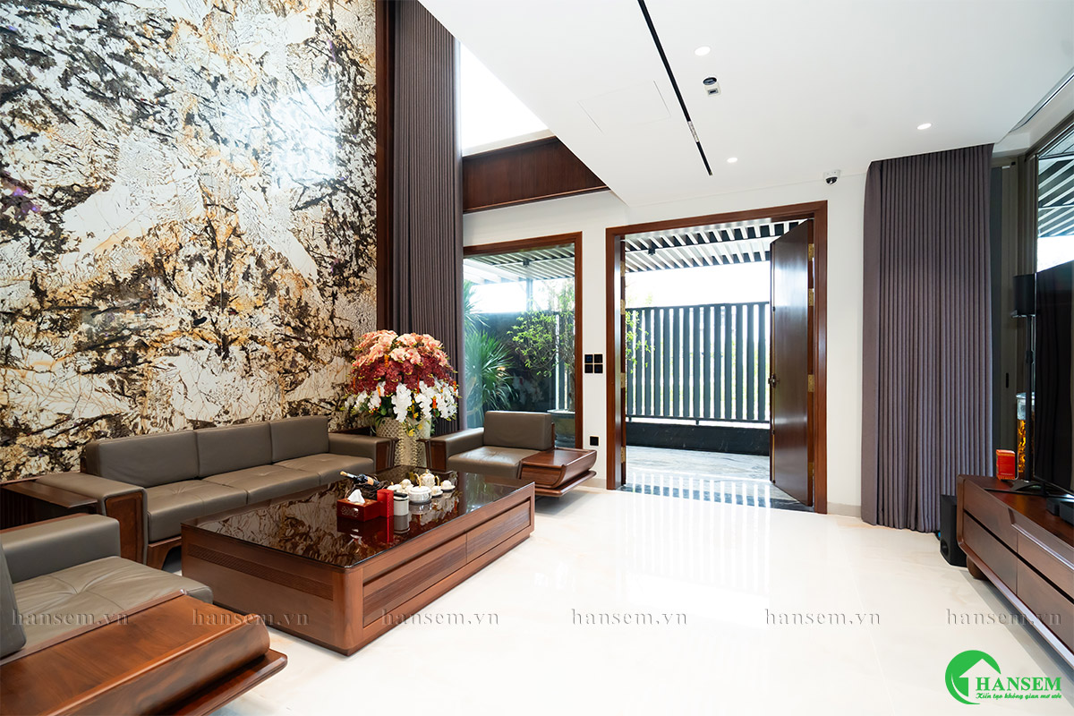 thiết kế thi công nội thất tại th villa anh thắng phường vinh hưng