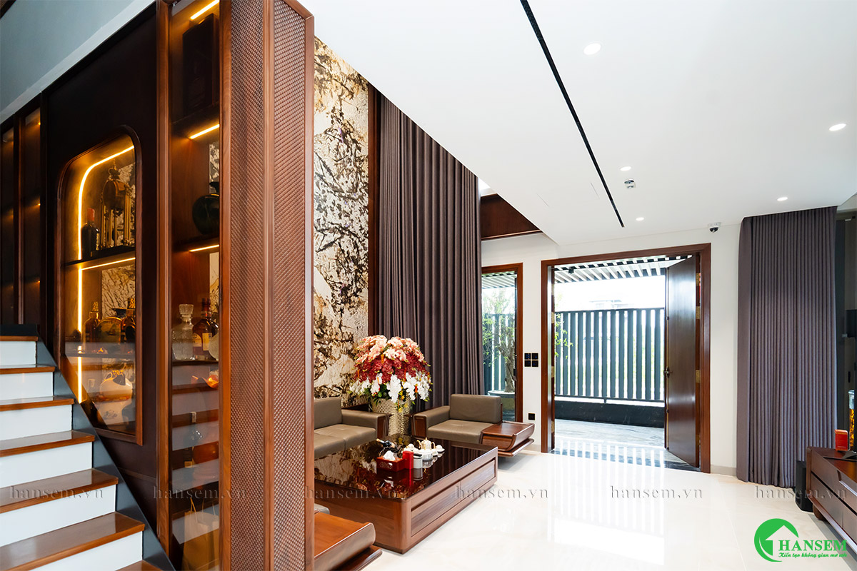 thiết kế thi công nội thất tại th villa anh thắng phường vinh hưng