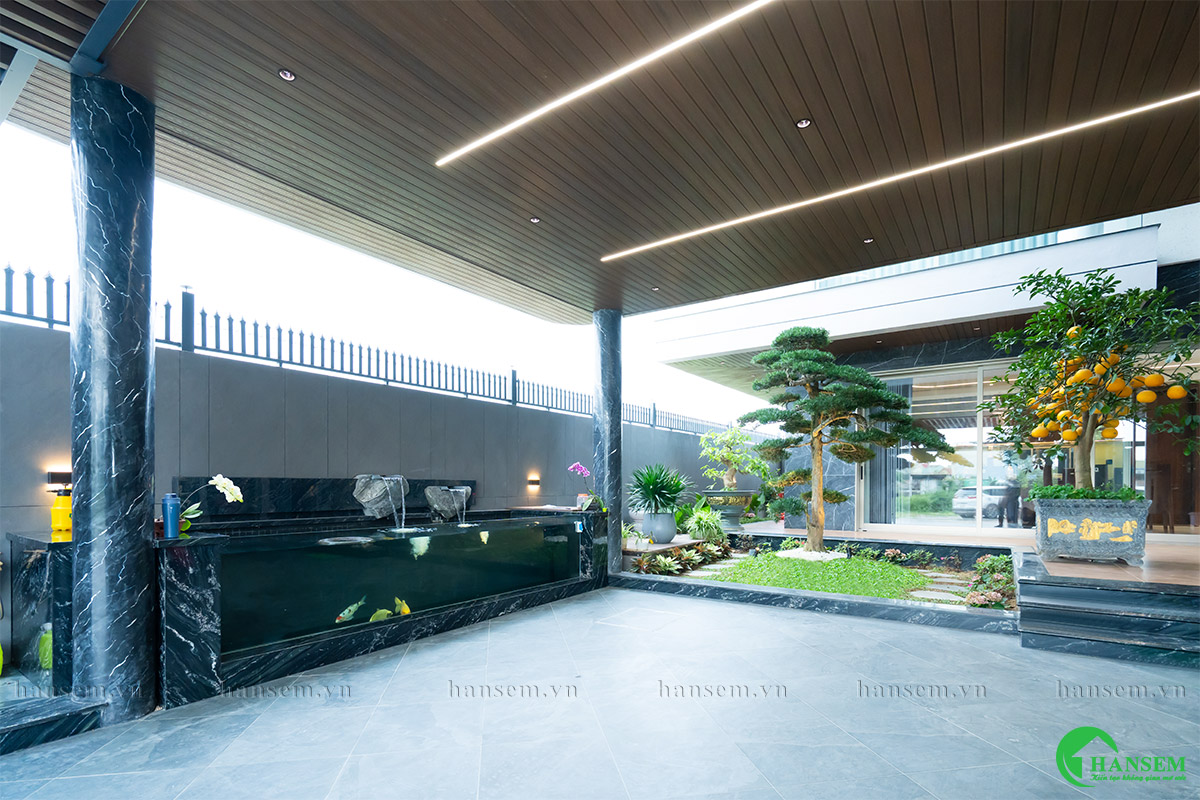 thiết kế thi công nội thất tại th villa anh thắng phường vinh hưng