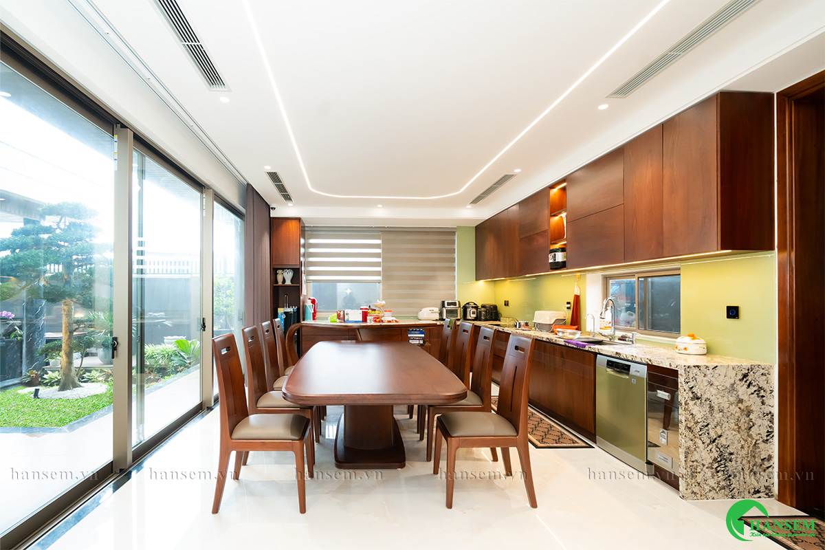 thiết kế thi công nội thất tại th villa anh thắng phường vinh hưng