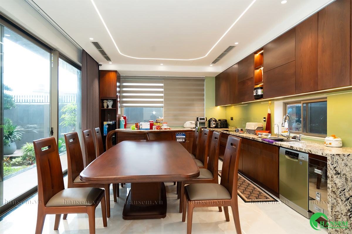 thiết kế thi công nội thất tại th villa anh thắng phường vinh hưng