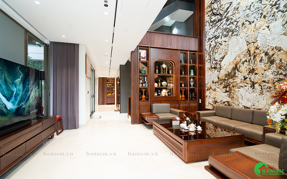 thiết kế thi công nội thất tại th villa anh thắng phường vinh hưng