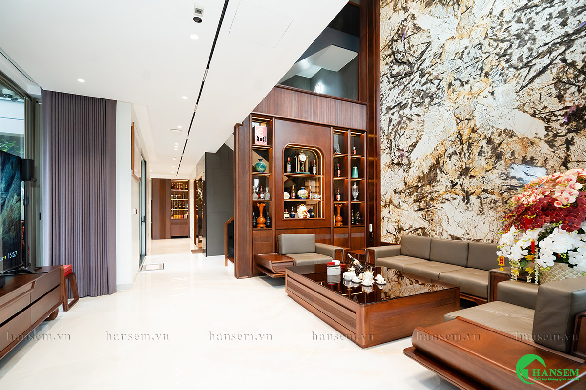 thiết kế thi công nội thất tại th villa anh thắng phường vinh hưng