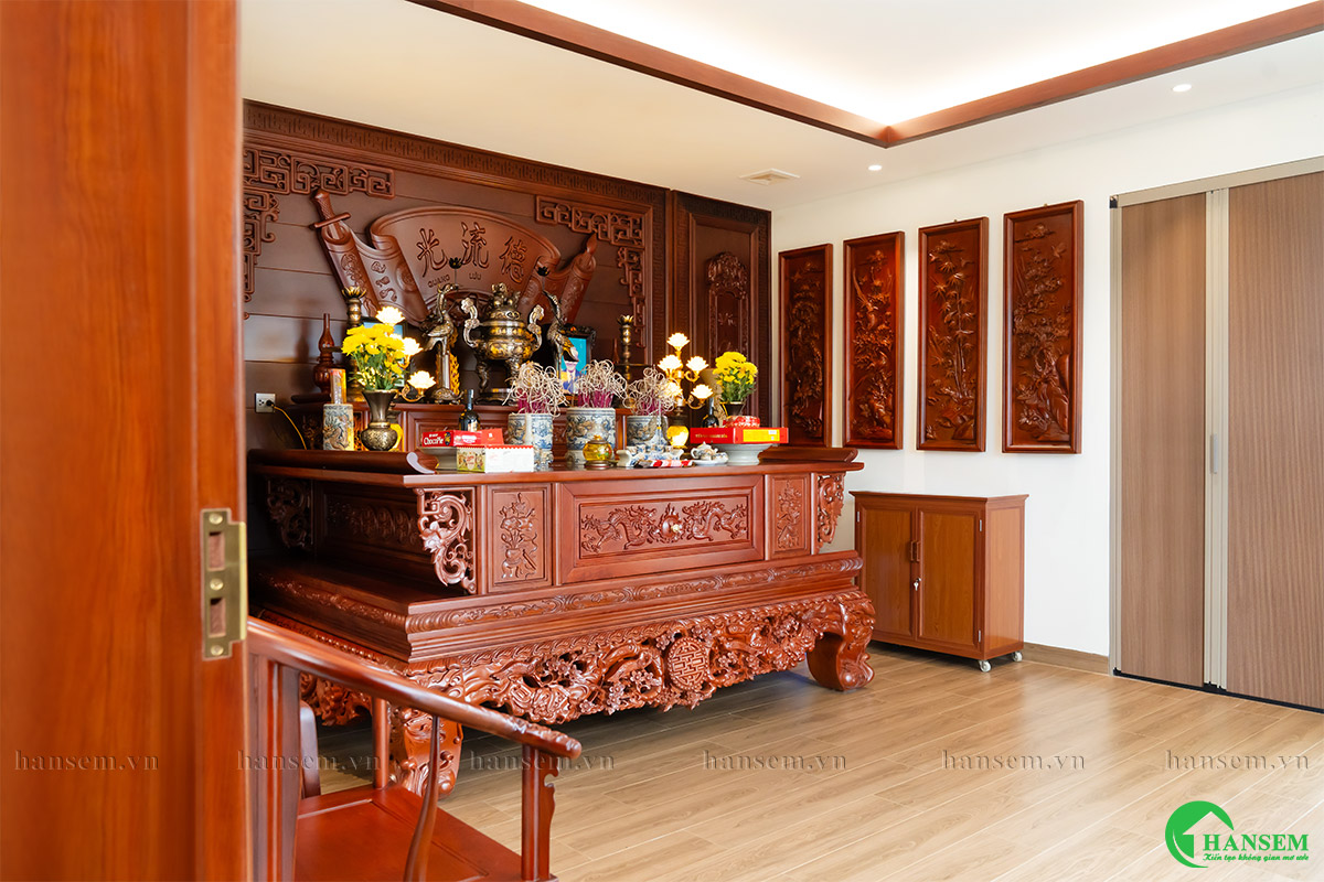 thiết kế thi công nội thất tại th villa anh thắng phường vinh hưng