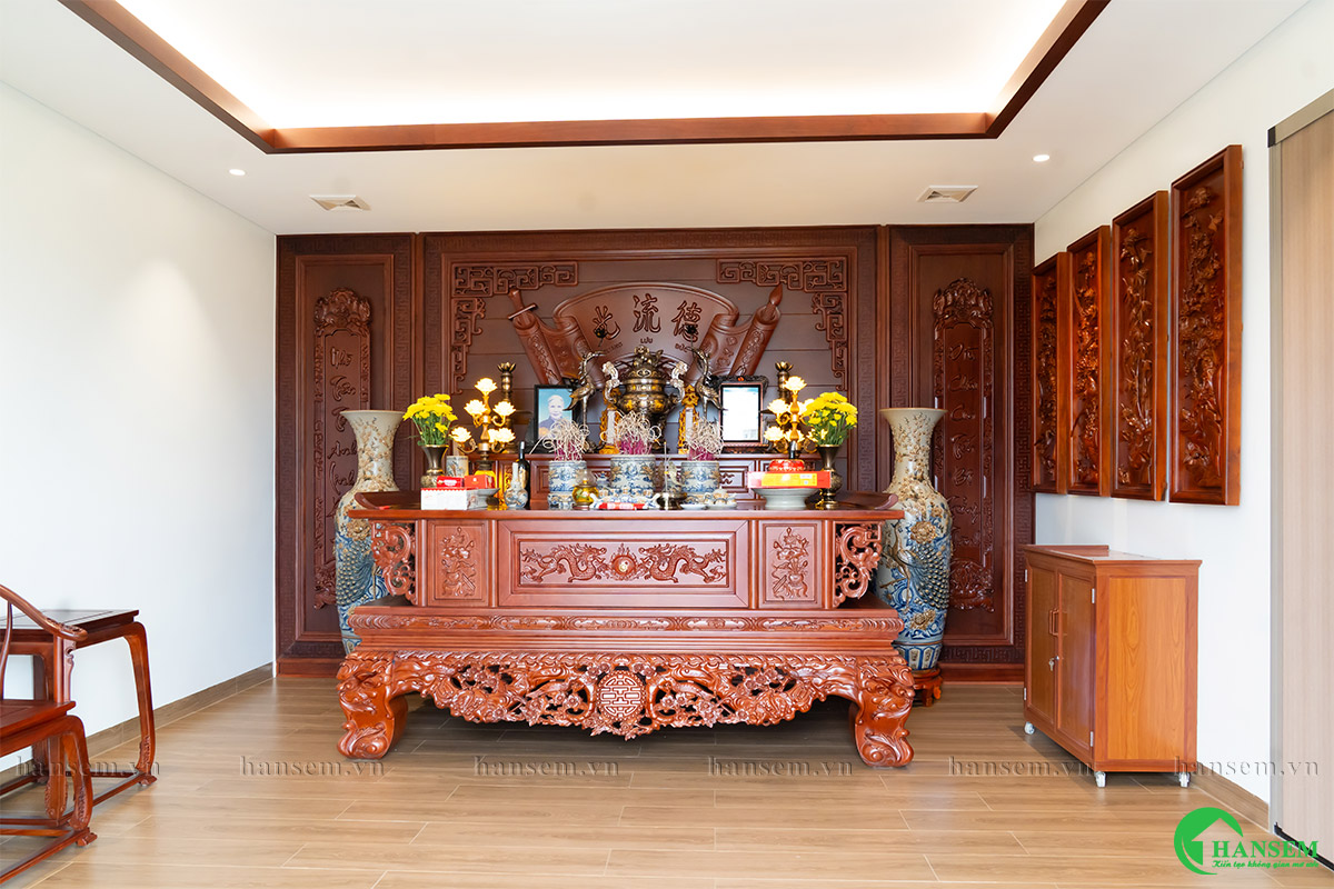 thiết kế thi công nội thất tại th villa anh thắng phường vinh hưng