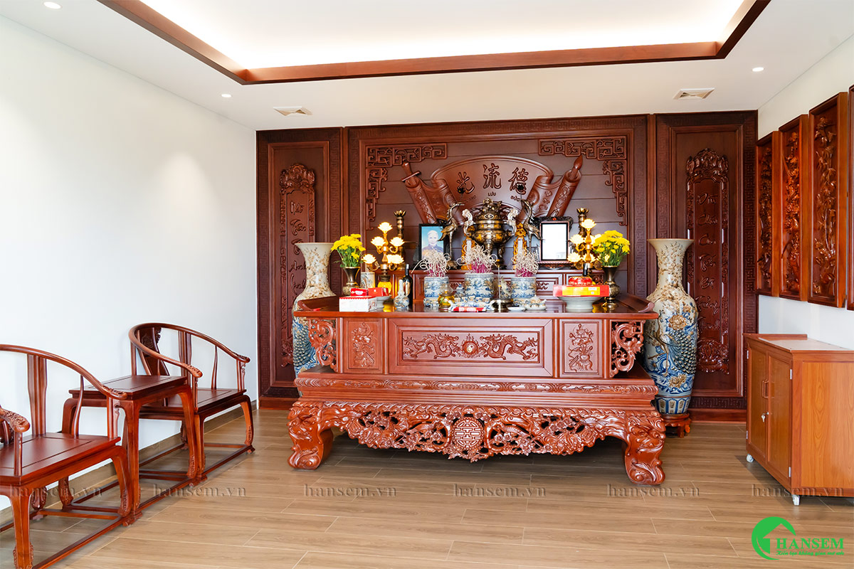 thiết kế thi công nội thất tại th villa anh thắng phường vinh hưng