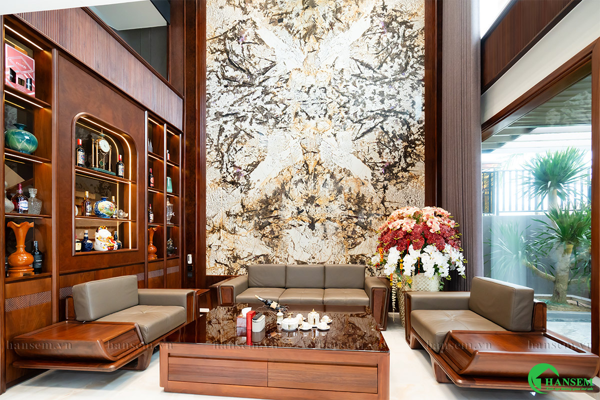 thiết kế thi công nội thất tại th villa anh thắng phường vinh hưng