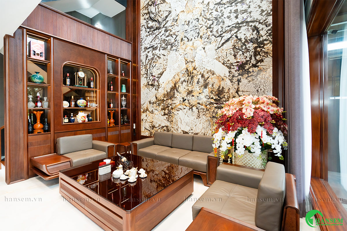 thiết kế thi công nội thất tại th villa anh thắng phường vinh hưng