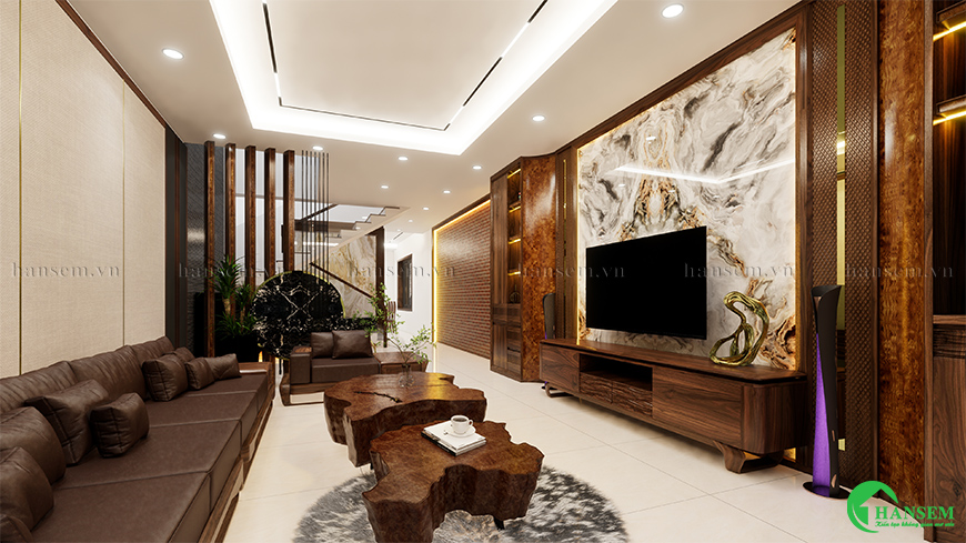 thiết kế thi công nội thất tại the sensia