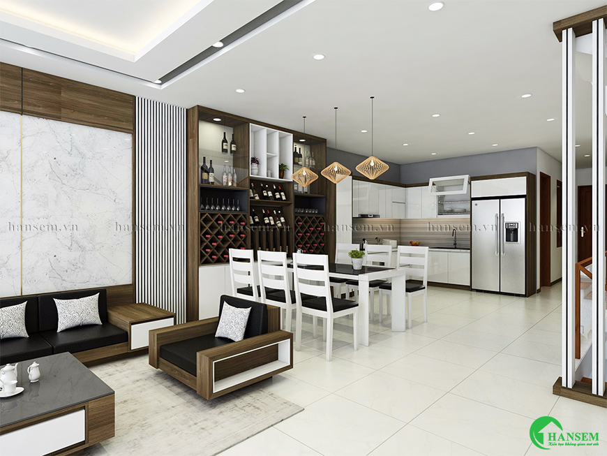 thiết kế thi công nội thất tại thượng đức