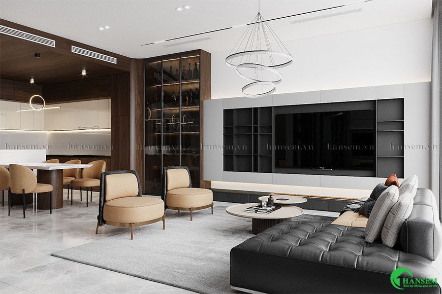 thiết kế thi công nội thất tại vũ quang