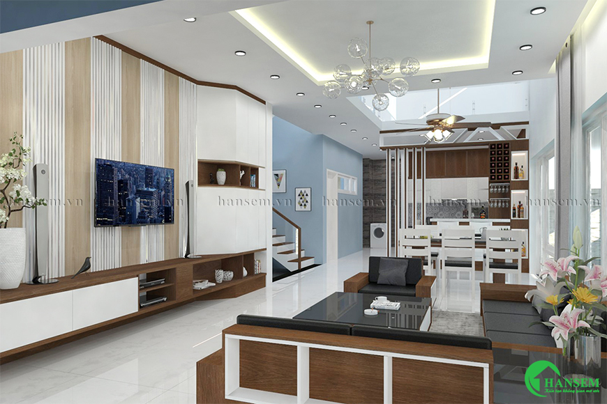 Không gian sống đẹp trong ngôi nhà phố liền kề