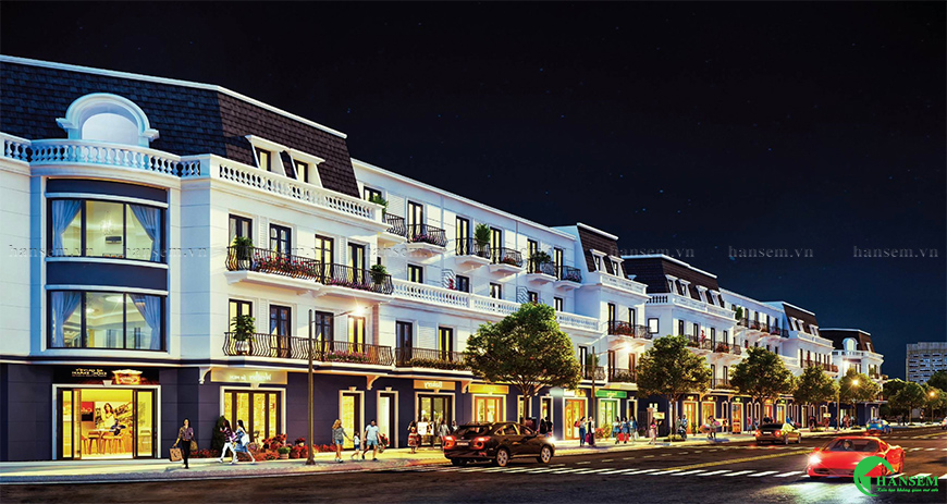 thiết kế thi công nội thất vincom shophouse diamond legacy