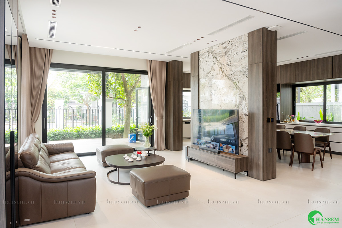 thiết kế thi công nội thất biệt thự chị thư vinh heritage