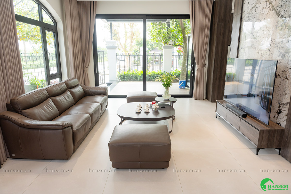 thiết kế thi công nội thất biệt thự chị thư vinh heritage