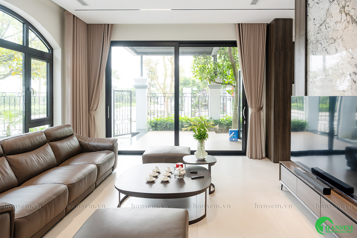 thiết kế thi công nội thất biệt thự chị thư vinh heritage