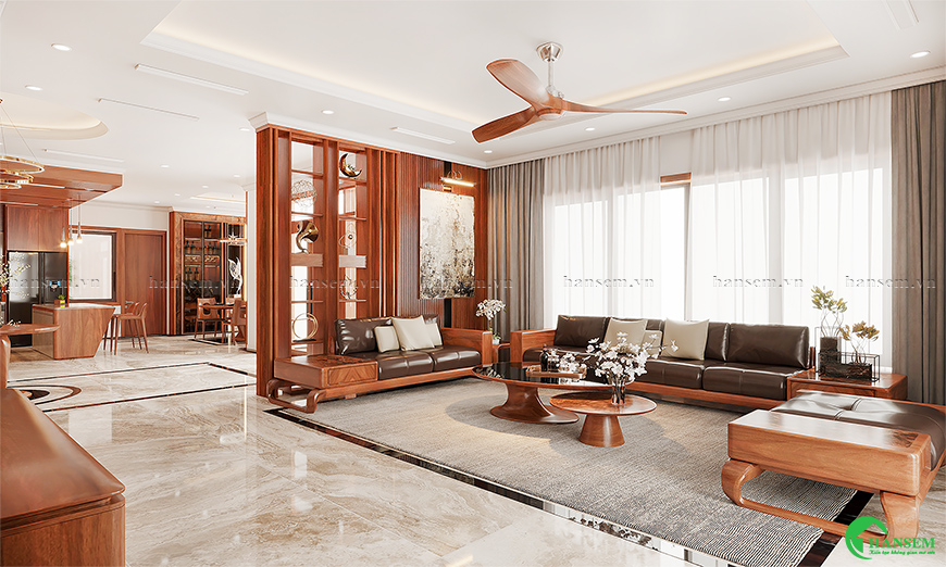 thiết kế thi công nội thất tại rox living đức thọ