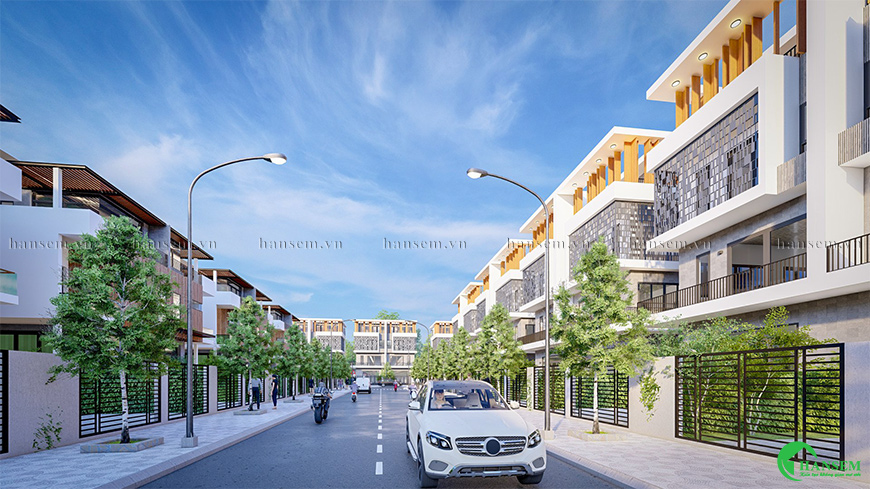 thiết kế thi công nội thất đô thị song long green avenue