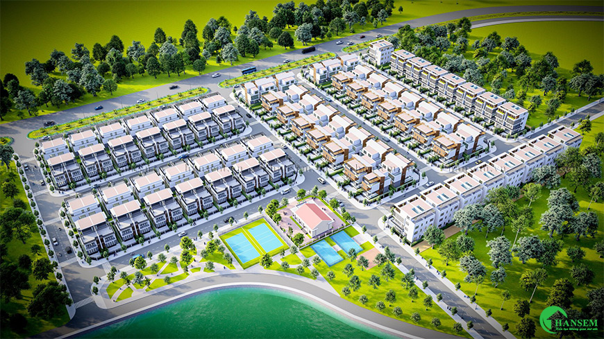 Bố trí không gian kiến trúc nhà ở hài hòa với đường xá thuận tiện sẽ mối đầu tư có giá trị lớn