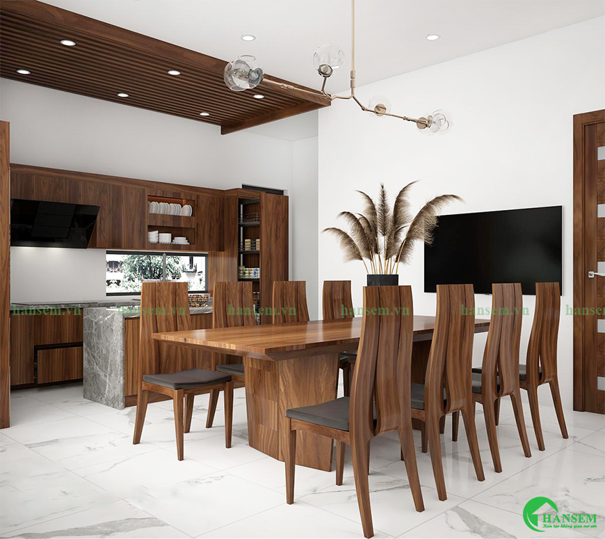 Lựa chọn tủ bếp phù hợp với kích thước và tích hợp thiết bị thông minh