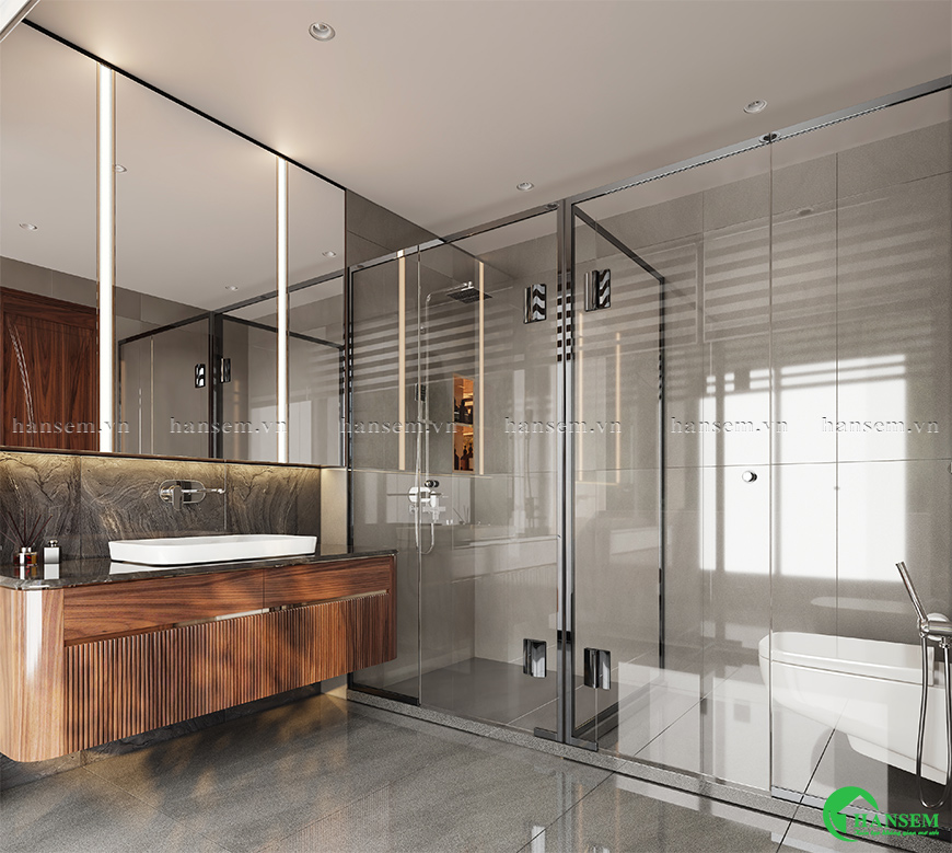 thiết kế nội thất phòng tắm