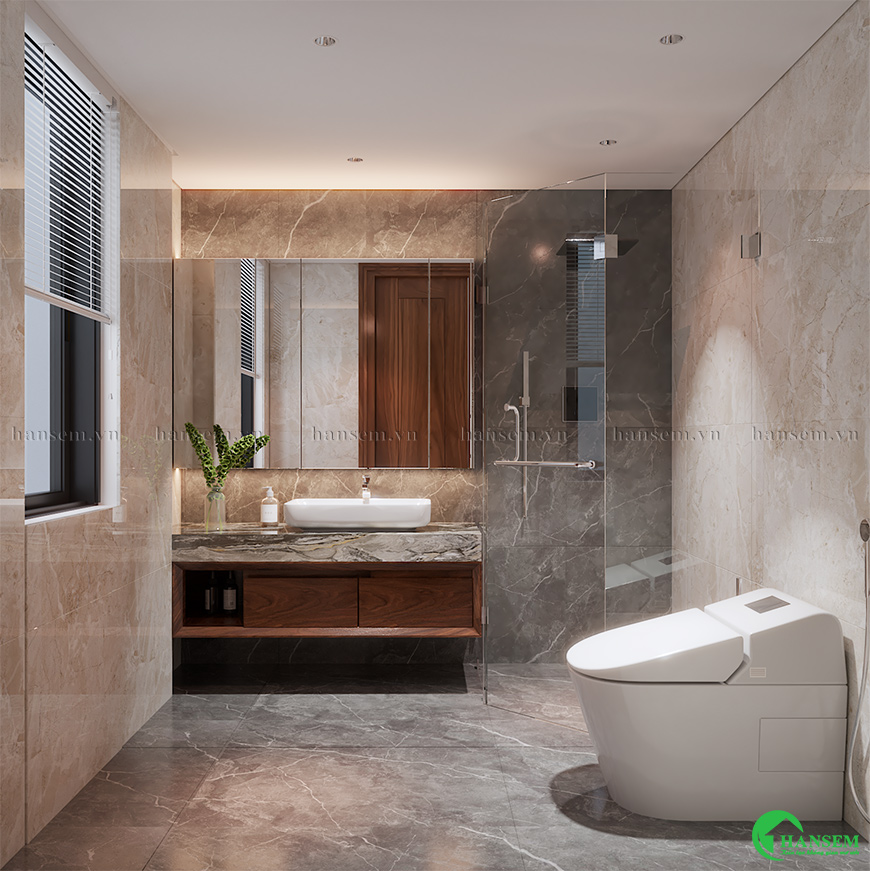 thiết kế nội thất phòng tắm