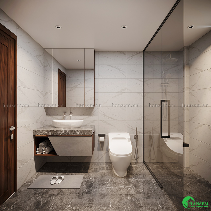 thiết kế nội thất phòng tắm