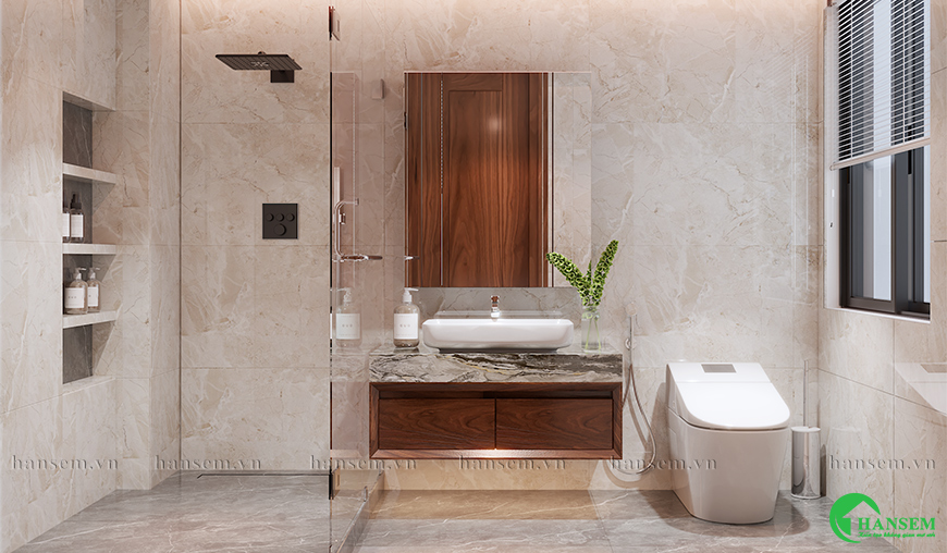 thiết kế nội thất phòng tắm