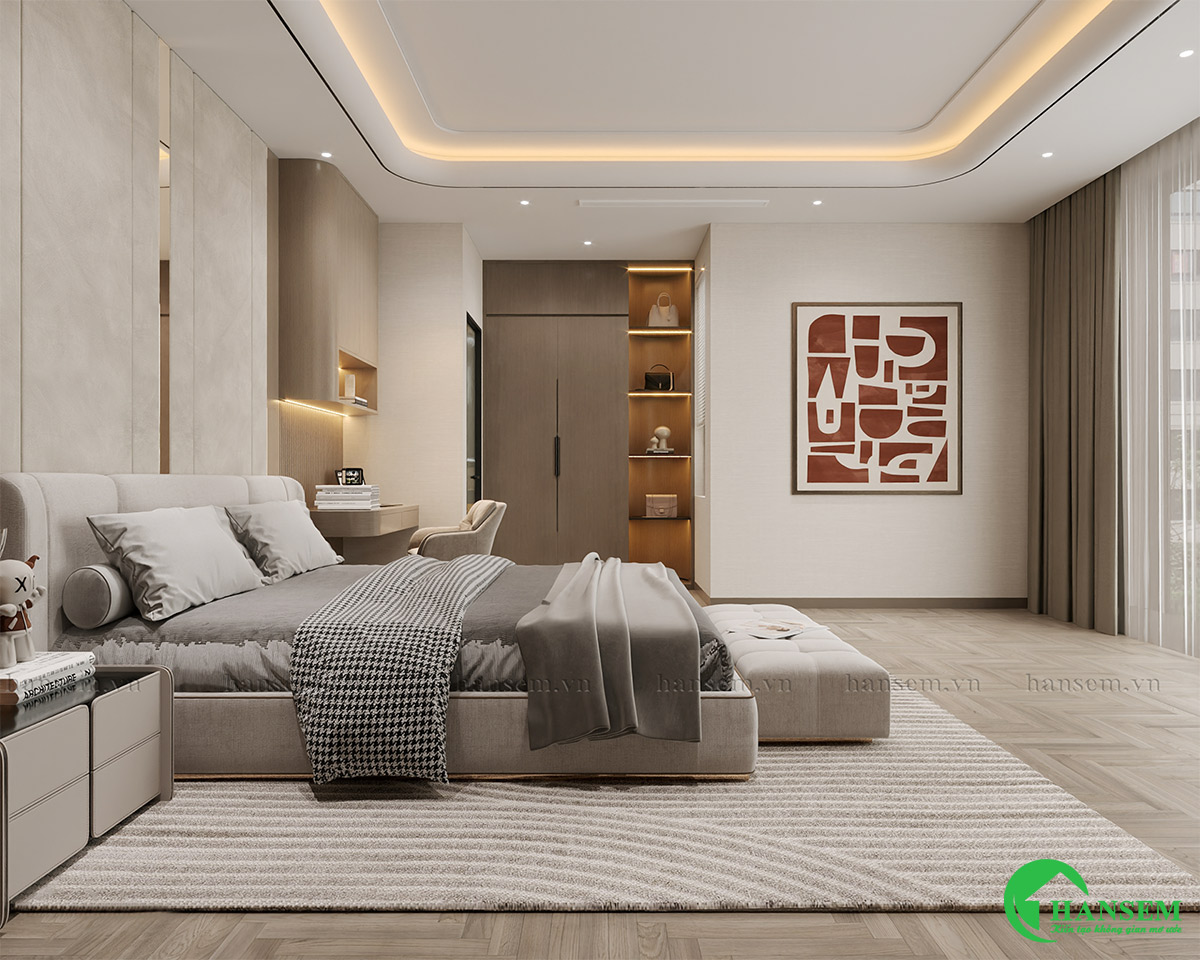thiết kế nội thất nhà anh khang tại vinh hưng