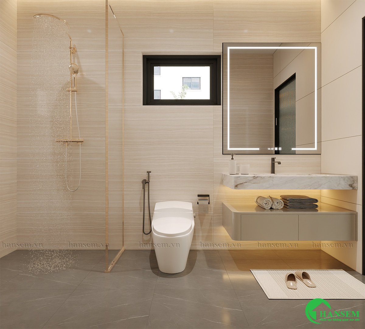 thiết kế nội thất nhà anh khang tại vinh hưng