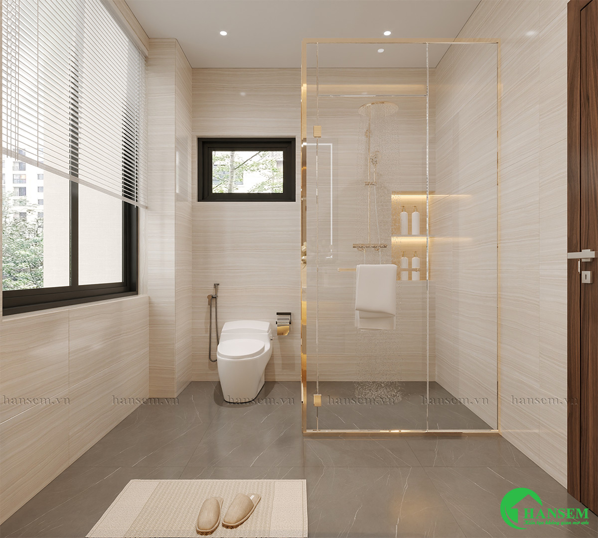 thiết kế nội thất nhà anh khang tại vinh hưng