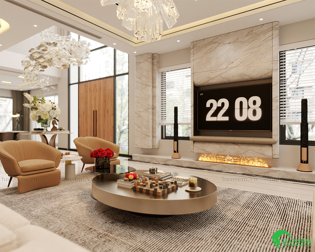 thiết kế nội thất nhà anh khang tại vinh hưng