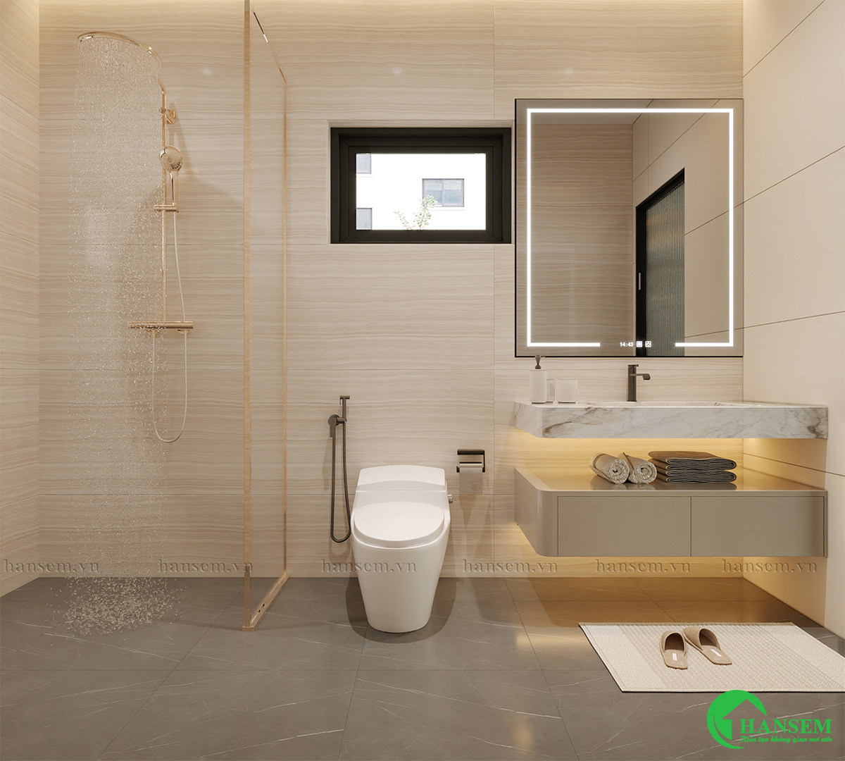 thiết kế nội thất nhà anh khang tại vinh hưng