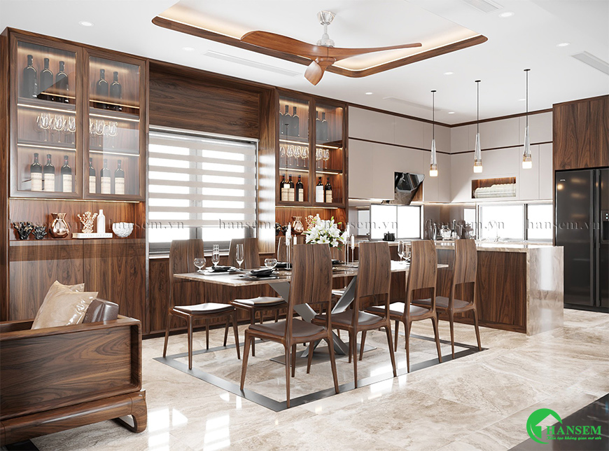 Bố trí ngăn nắp tối ưu công năng với một vẻ đẹp cuốn hút