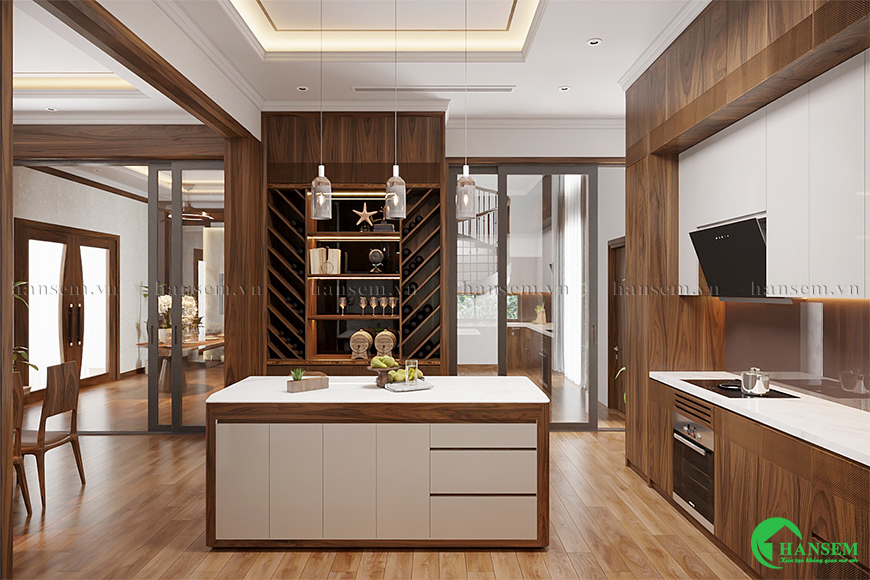Phong cách hiện đại thiết kế đồng bộ với tỷ lệ hài hòa