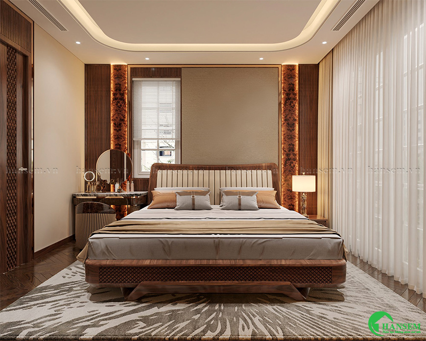 Nội thất phòng ngủ nhà phố đơn giản những rất sang đẹp nâng niu giấc ngủ
