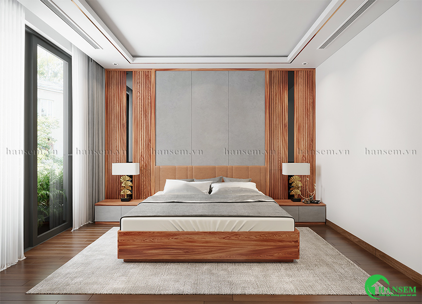Thiết kế phòng ngủ nhà phố cao cấp hướng đến không gian nghỉ ngơi chỉn chu