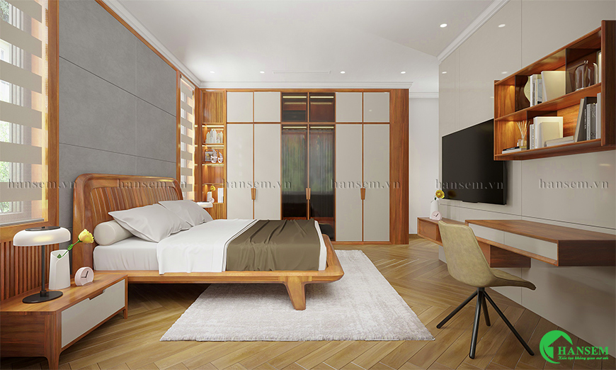 Trang trí nội thất đẹp mang lại sự tươi mới nâng niu từng giấc ngủ cùng sinh hoạt gia đình tiện lợi
