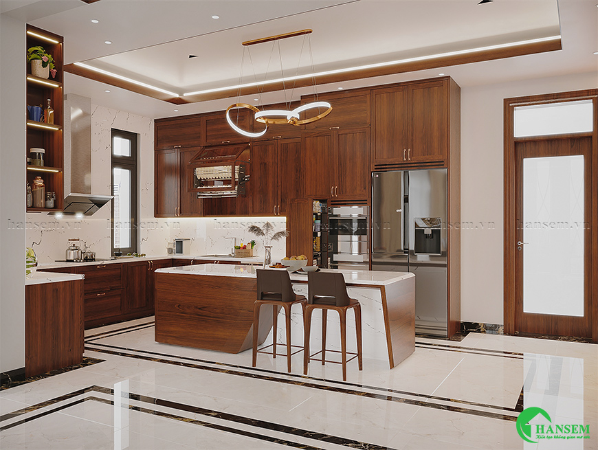 Ghép nối vân gỗ đường nét thiết kế tỉ mỉ sẽ rất đẹp tinh tế